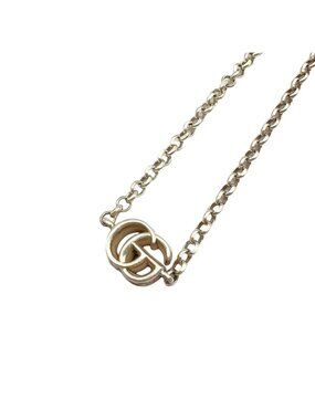 Gucci Interlocking Silver Chain Bracelet